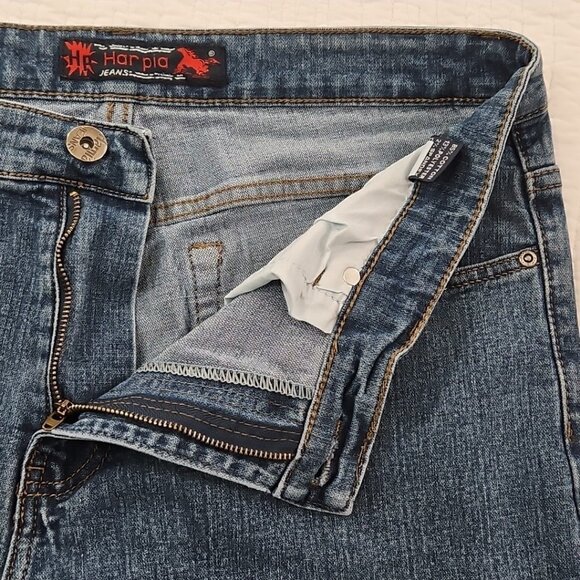 Harpia Jeana Men's 36 x 32 Medium Wash Straight Leg Classic Stretch Fit EUC - Picture 14 of 16